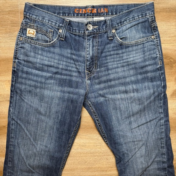 Cinch Jeans Men 32x32 Blue Ian Bootcut Stretch Denim Western Cowboy Rodeo Casual - Picture 2 of 13